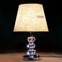 Lampe de table de style chinois pour hôtel classique, lampe de bureau avec cristal 2217